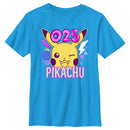 Boy's Pokemon 025 Pikachu T-Shirt