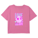 Girl's Pokemon 039 Love Jigglypuff Neon T-Shirt