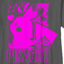 Boy's Pokemon Pikachu Sweet Pink Neon T-Shirt