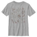 Boy's Pokemon Oddish Floral Doodles T-Shirt