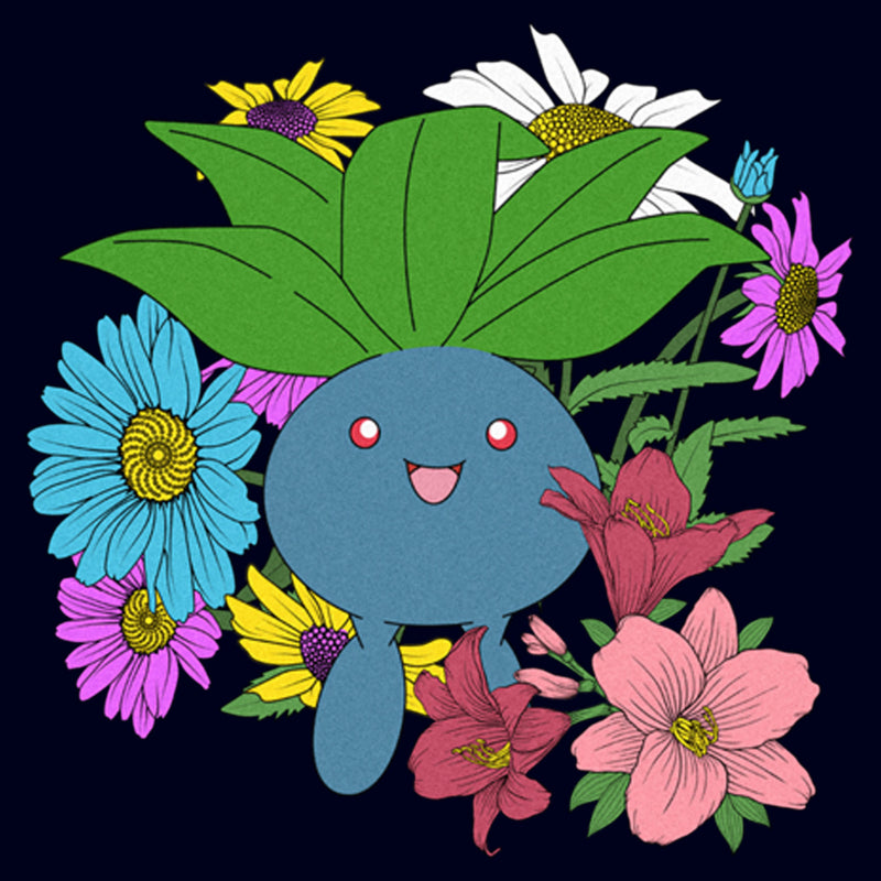 Men's Pokemon Floral Oddish T-Shirt