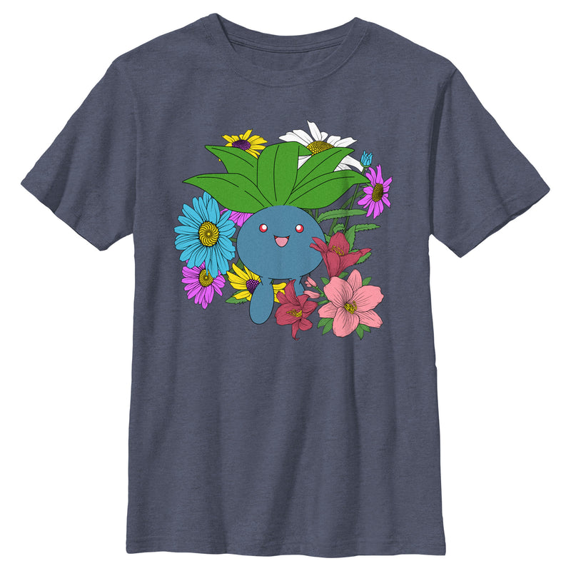 Boy's Pokemon Floral Oddish T-Shirt