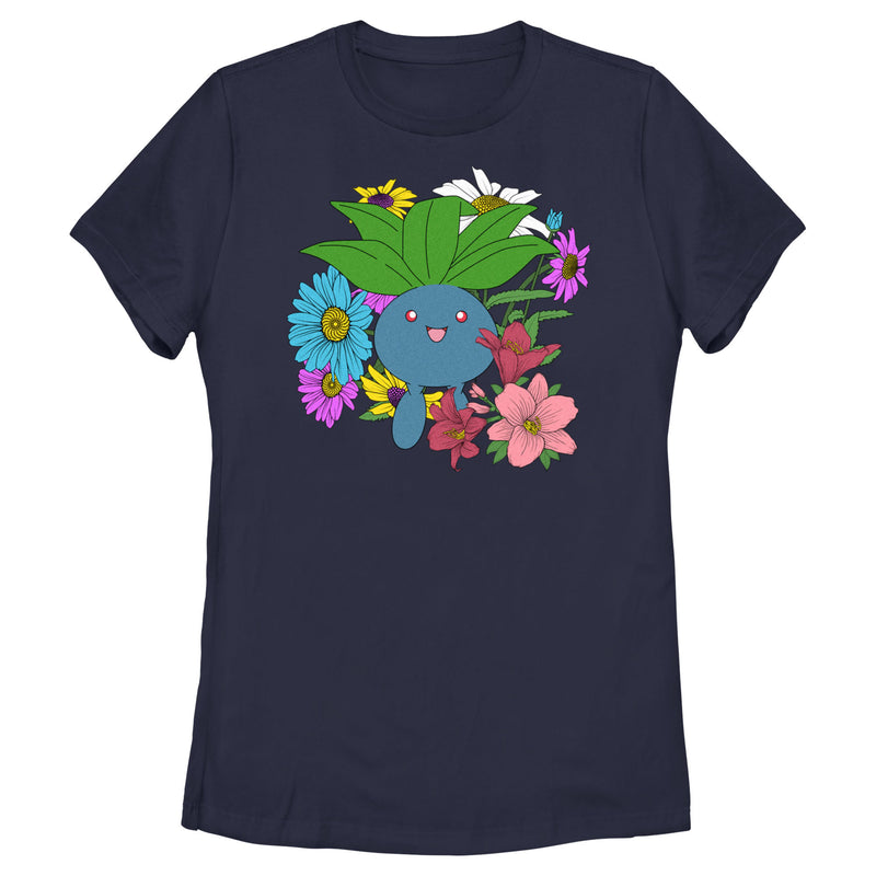 Women's Pokemon Floral Oddish T-Shirt