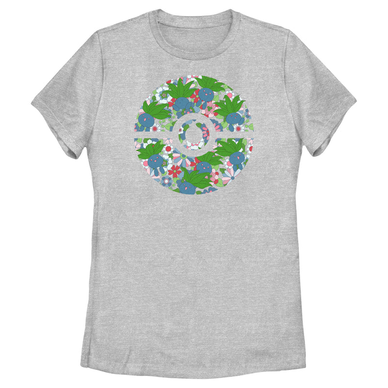 Women's Pokemon Oddish Pokeball T-Shirt