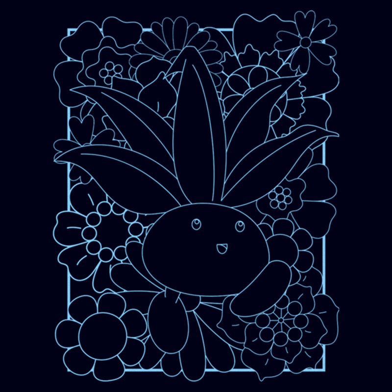 Women's Pokemon Oddish Outline T-Shirt
