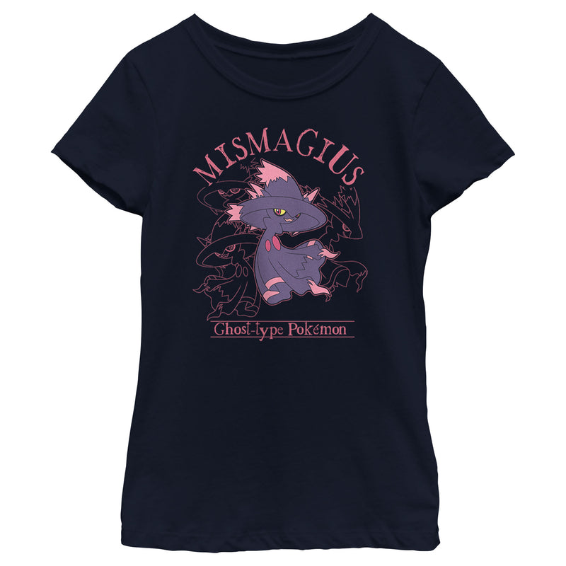 Girl's Pokemon Ghost Type Mismagius T-Shirt