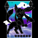 Men's Pokemon Glaceon Neon Light T-Shirt