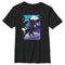 Boy's Pokemon Glaceon Neon Light T-Shirt