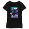 Girl's Pokemon Glaceon Neon Light T-Shirt