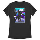 Women's Pokemon Glaceon Neon Light T-Shirt