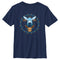 Boy's Pokemon Eevee and Glaceon Circle T-Shirt