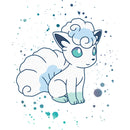 Men's Pokemon Paint Splash Vulpix T-Shirt