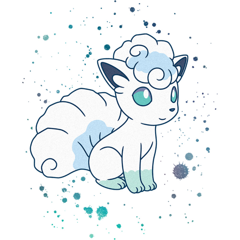 Men's Pokemon Paint Splash Vulpix T-Shirt