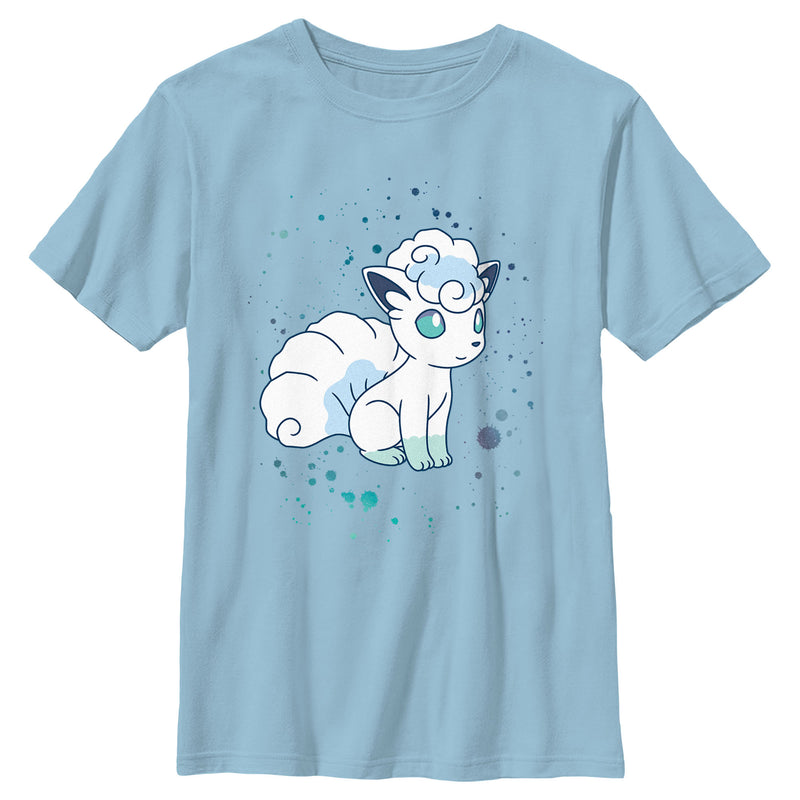 Boy's Pokemon Paint Splash Vulpix T-Shirt