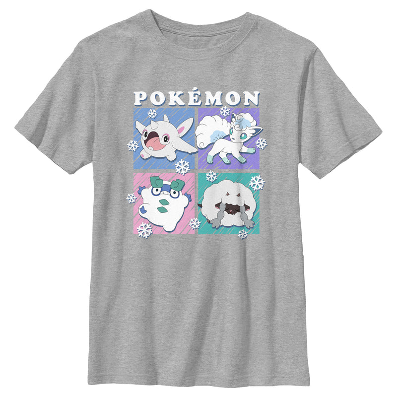 Boy's Pokemon Ice Types Pastels T-Shirt