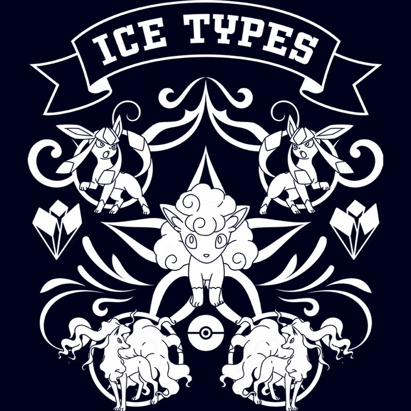 Men's Pokemon Ice Types Artistic T-Shirt