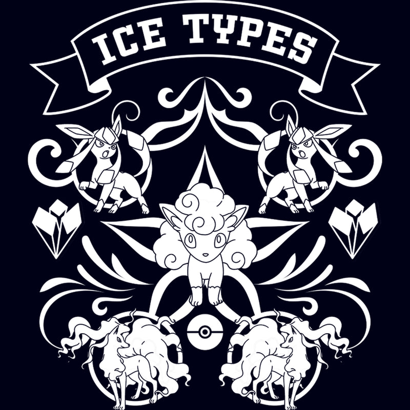 Women's Pokemon Ice Types Artistic T-Shirt