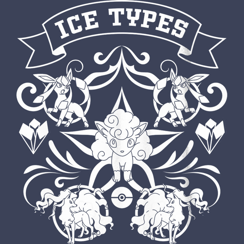 Boy's Pokemon Ice Types Artistic T-Shirt