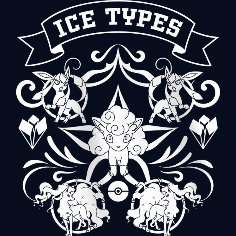 Girl's Pokemon Ice Types Artistic T-Shirt