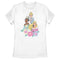 Women's Disney Floral Princess T-Shirt