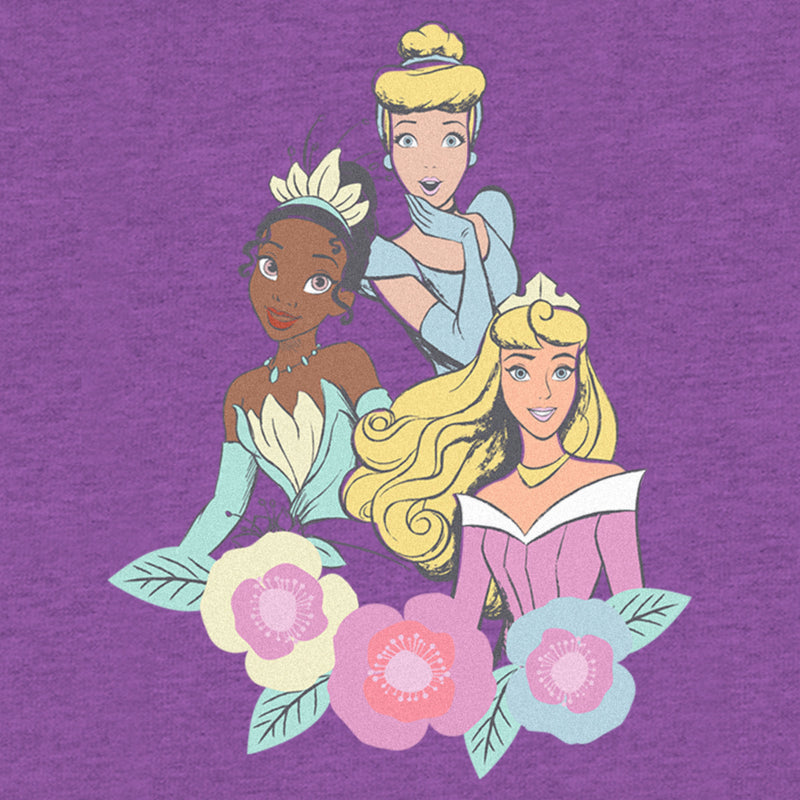 Girl's Disney Floral Princess T-Shirt