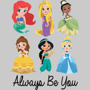 Toddler's Disney Princess Chibi Princesses Always Be You T-Shirt