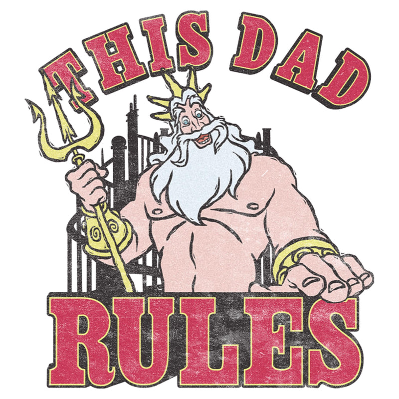 Men's The Little Mermaid This Dad Rules T-Shirt