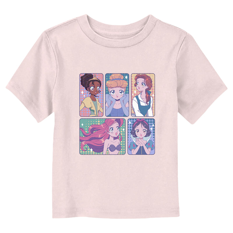 Toddler's Disney Princess Anime Portraits T-Shirt