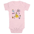 Infant's Beauty and the Beast Belle Cute Doodles Onesie