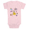 Infant's Beauty and the Beast Belle Cute Doodles Onesie