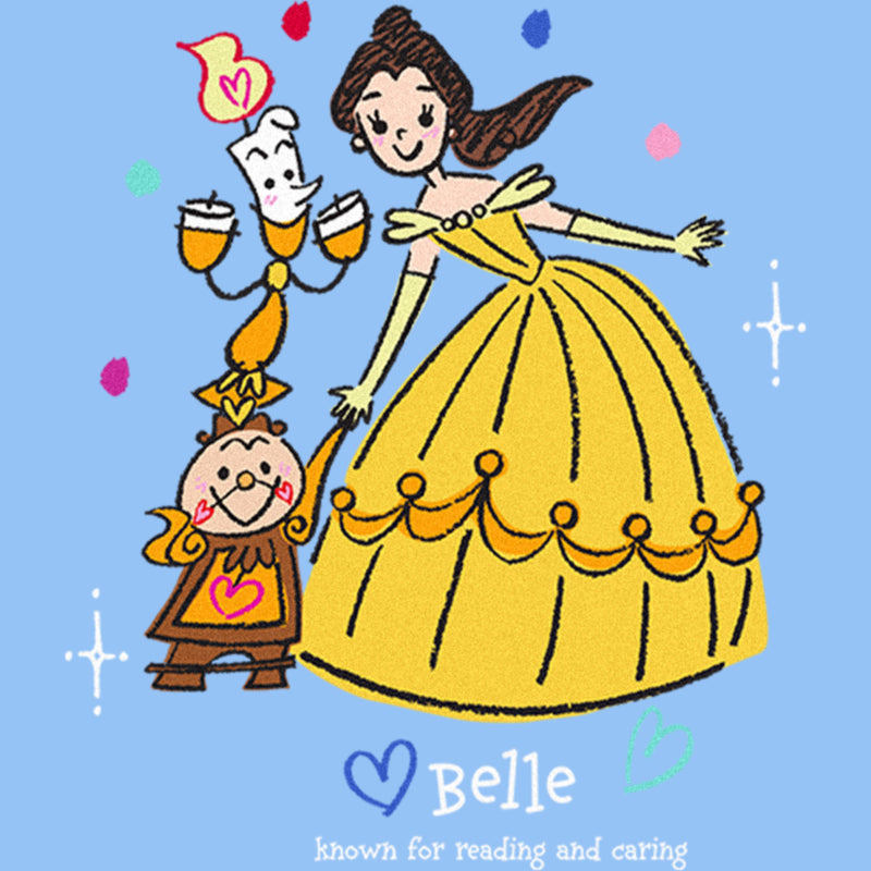 Toddler's Disney Princess Belle Known for Reading and Caring T-Shirt