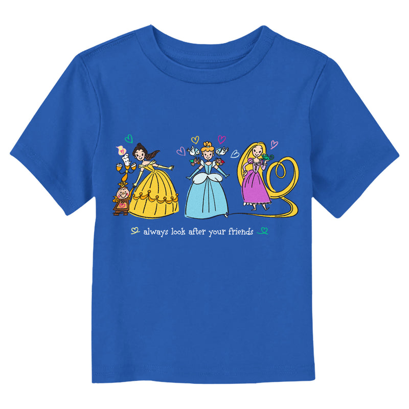 Toddler's Disney Princess Always Look After Your Friends T-Shirt