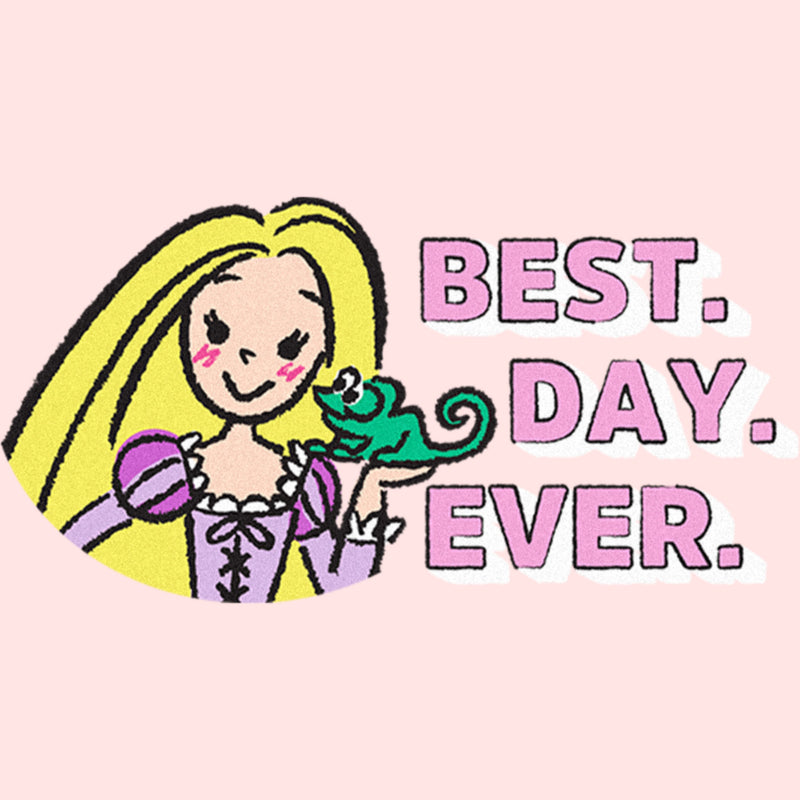 Toddler's Disney Princess Rapunzel and Pascal Best Day Ever T-Shirt