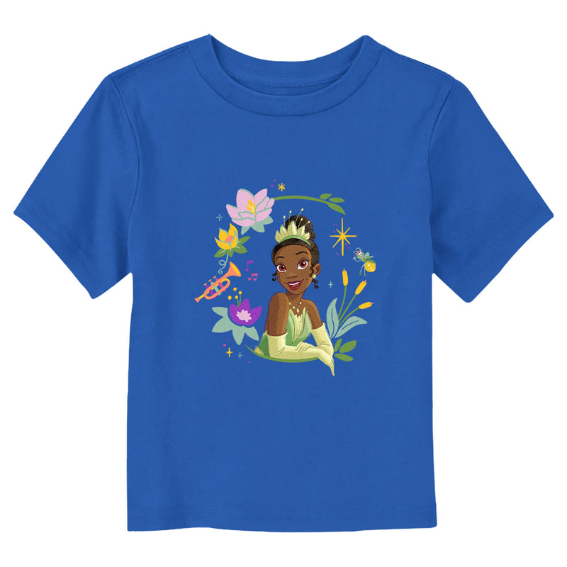 Toddler's Disney Princess Tiana Floral Wreath T-Shirt