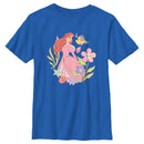 Boy's The Little Mermaid Ariel Cartoon Friends T-Shirt