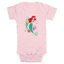 Infant's The Little Mermaid Thinking Ariel Onesie