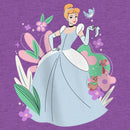 Girl's Cinderella Floral Princess and Friends T-Shirt