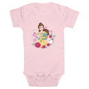 Infant's Beauty and the Beast Belle with Book Onesie