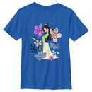 Boy's Mulan Floral Doodles T-Shirt