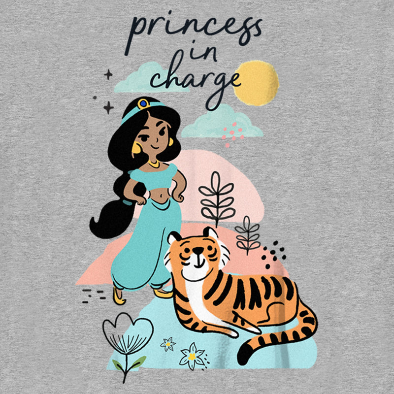 Boy's Aladdin Jasmine and Rajah Princess in Charge T-Shirt