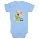 Infant's Disney Tiana and Cinderella Dance Pose Onesie