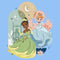 Infant's Disney Tiana and Cinderella Dance Pose Onesie