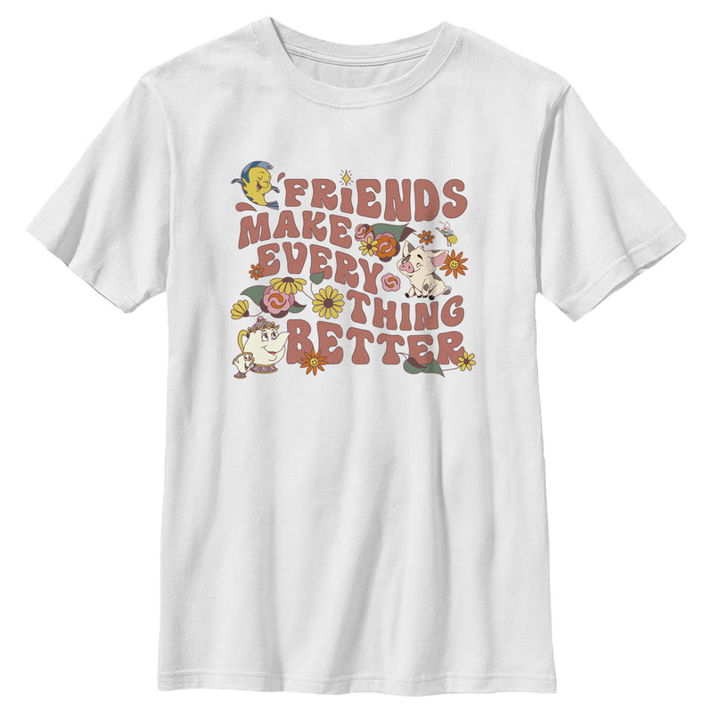 Boy's Disney Friends Make Every Thing Better T-Shirt