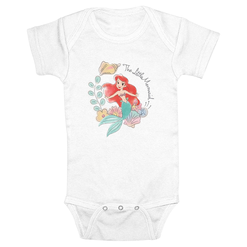 Infant's The Little Mermaid Airbrush Ariel Onesie