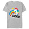 Men's Inside Out Rainbow Unicorn Mood T-Shirt