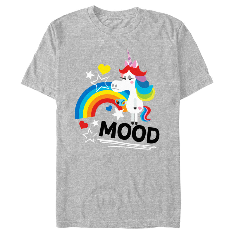 Men's Inside Out Rainbow Unicorn Mood T-Shirt