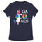 Women's Inside Out Rainbow Unicorn Fab U Lous T-Shirt