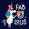 Boy's Inside Out Rainbow Unicorn Fab U Lous T-Shirt