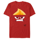 Men's Inside Out Minimalist Anger Face T-Shirt