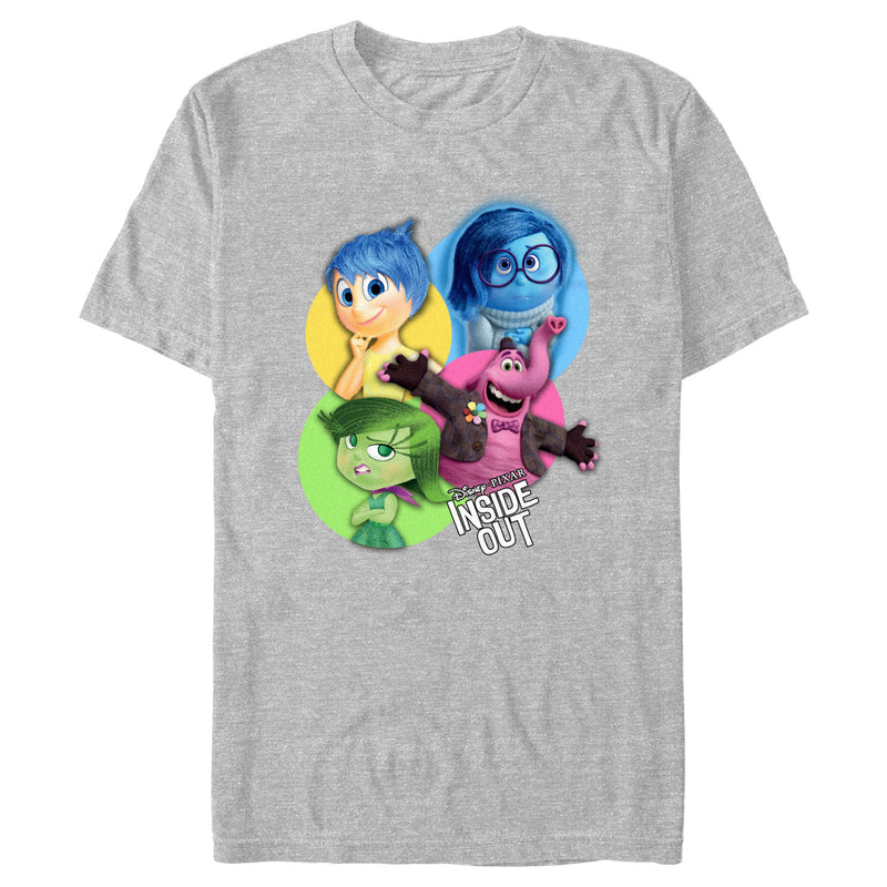 Men's Inside Out Emotions and Bing Bong Icons T-Shirt